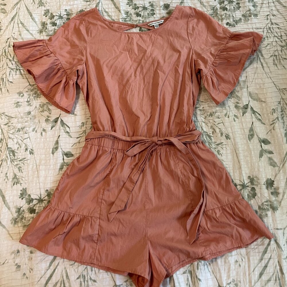 Pink American Eagle Romper